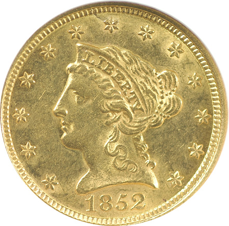 1852 NGC AU-58.