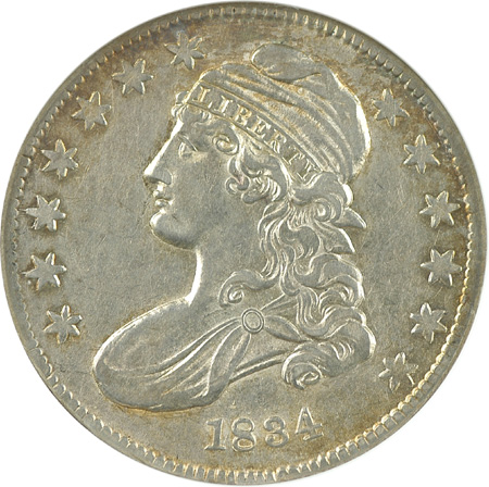 1834 ANACS AU-58.