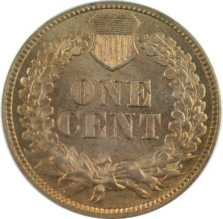 1861 PCGS MS-65 BN.