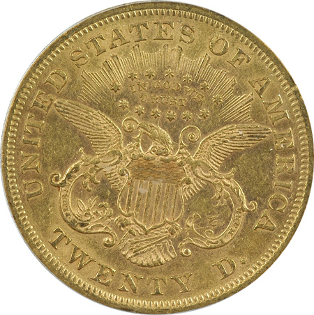 1868 PCGS AU-53.