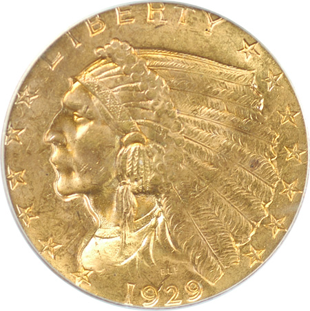 1929 PCGS MS-62.