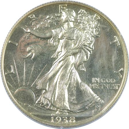 1938 PCGS PF-64.