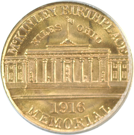 1916 McKinley PCGS MS-64.