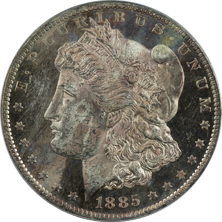 1885-CC PCGS MS-63 DMPL.