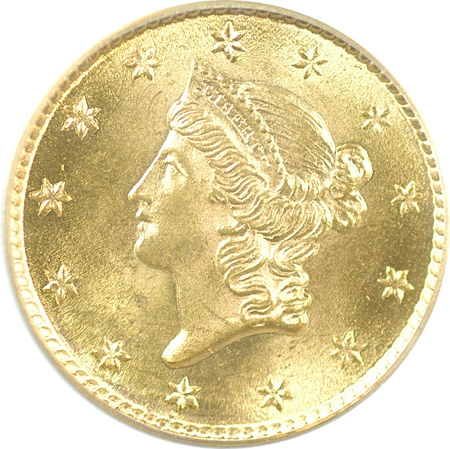 1853 PCGS MS-64.