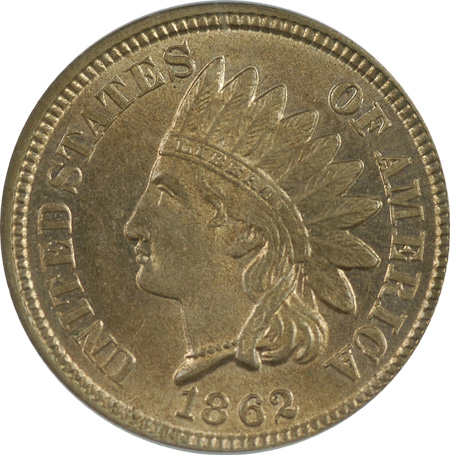 1862 PCGS MS-64.