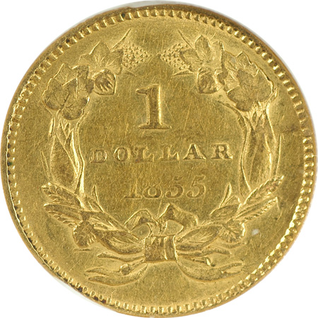 1885 ANACS AU Details Net XF-40 Damaged-Bent.