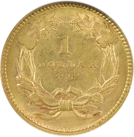 1862 ANACS AU-55.