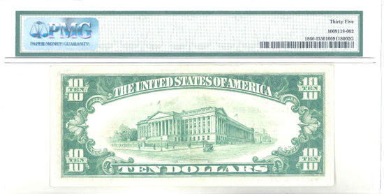 1929 $10.00 Minneapolis Star.  PMG VF-35.