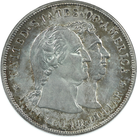 1900 Lafayette Dollar. PCI MS-63.