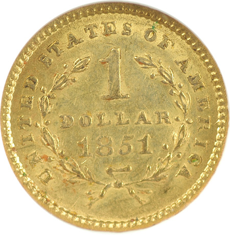 1851 NGC AU-58.