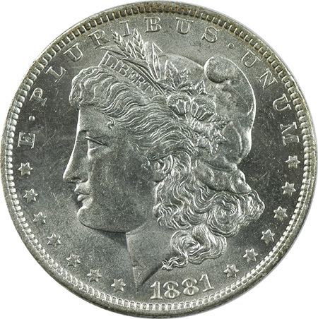 Fifteen Morgan Silver Dollars.