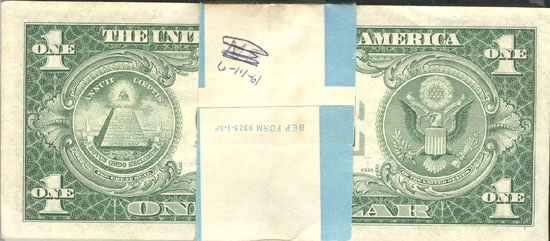 1935-E $1.00 Pack. CHCU.