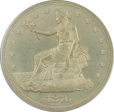 1876 PCGS PF-62.