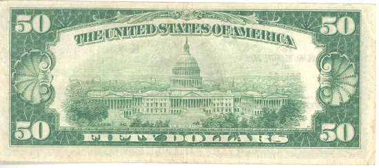 1929 $50.00 Dallas.  VF.