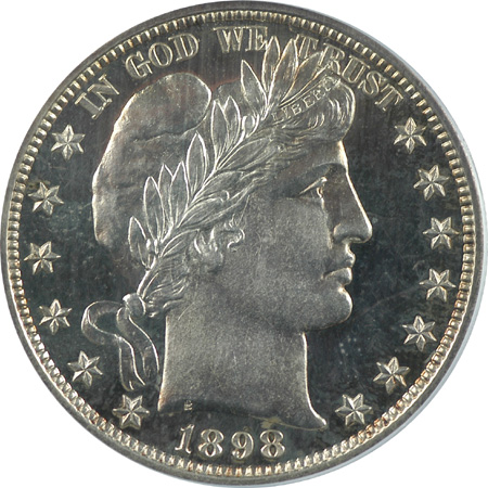 1898 PCGS PF-64CAM.