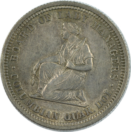 1893 Isabella Quarter. MS-60.