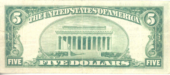 1929 $5.00. Boonville, MO Ty. 1. VF.