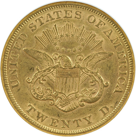 1854 NGC AU-58.