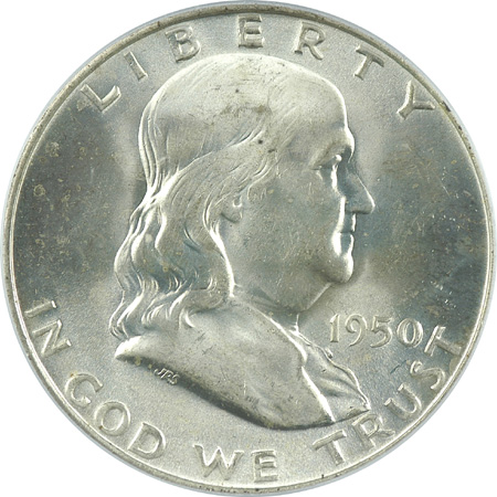 1950-D PCGS MS-65 FBL.