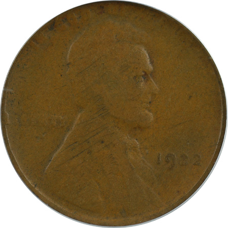 1922 Plain. PCGS VG-8.