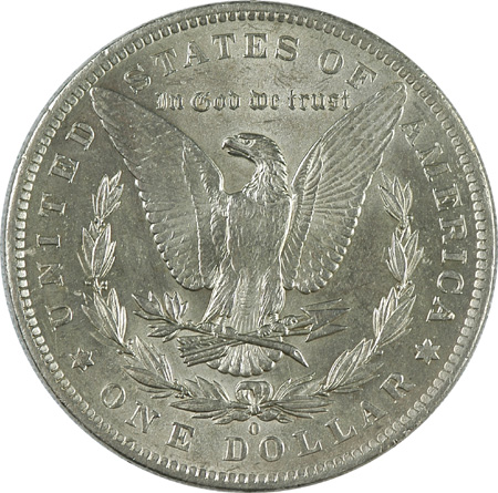 Thirty-four Morgan Silver Dollars.