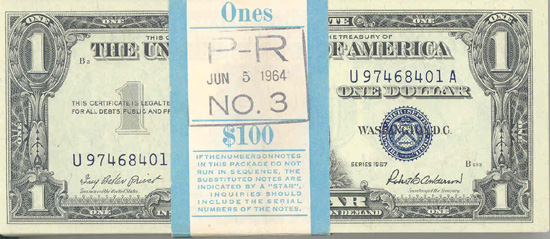 1957 $1.00 Pack.  CHCU.