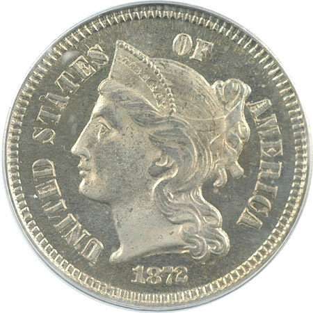 1872 PCGS PF-64.