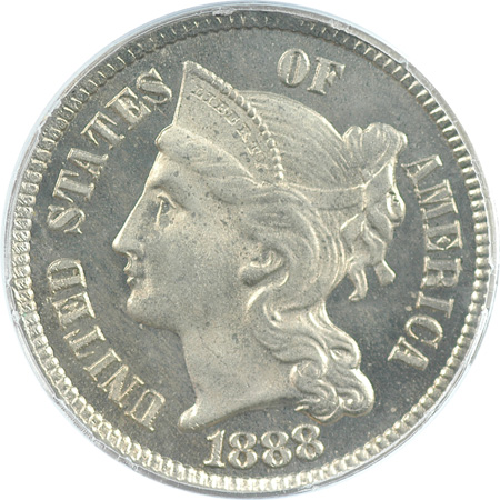 1888 PCGS PF-65.