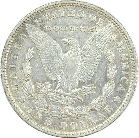 Nine Morgan Silver Dollars.