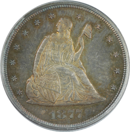 1877 PCGS PF-64.