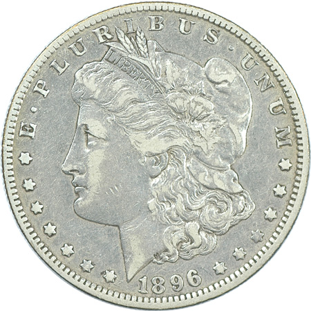 Twenty-five Morgan Silver Dollars.