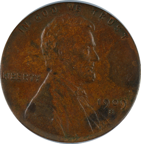 1909-S VDB. PCGS AU-50.