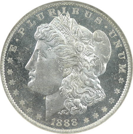 1888-O NGC MS-64 DPL.