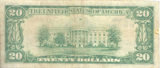 1929 $20.00. King City, MO Ty. 1. F.