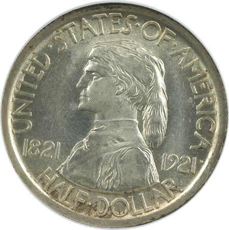 1921 Missouri. NGC MS-65.