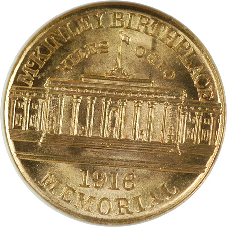 1916 McKinley. NGC MS-62.