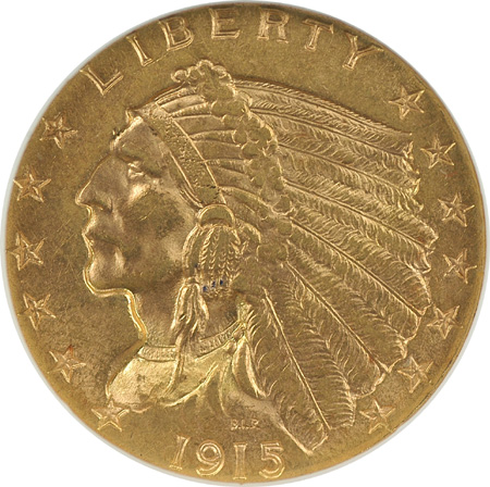 1915 NGC MS-62.