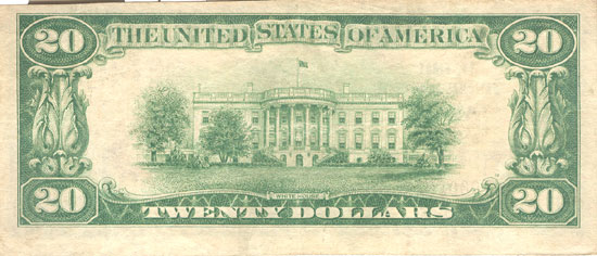 1929 $20.00. Lanark, IL Ty. 1. VF.