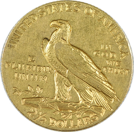 Two Indian Head Quarter Eagles.