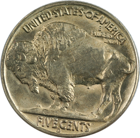 Four Buffalo Nickels.