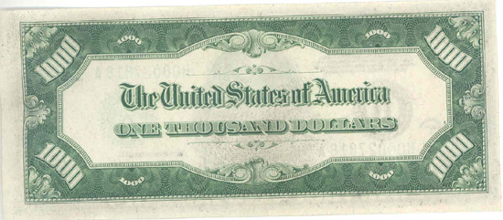 1934-A $1,000.00 St. Louis.  CHCU.