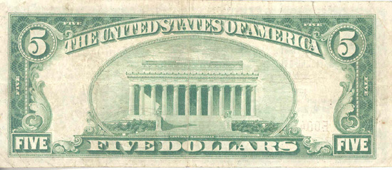 1929 $5.00. Odebolt, IA Ty. 1. F.