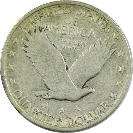 1919 P, D, and S, Standing Liberty Quarters.