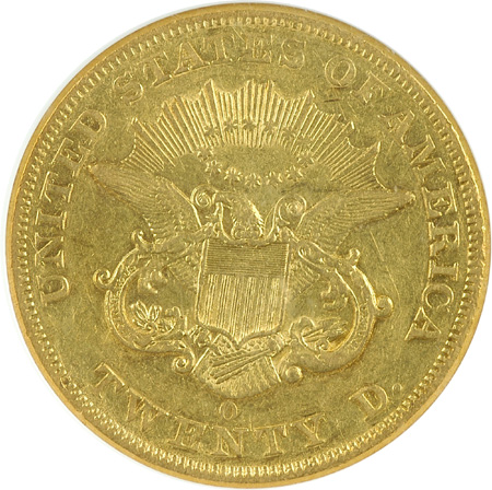 1852-O NGC AU-53.