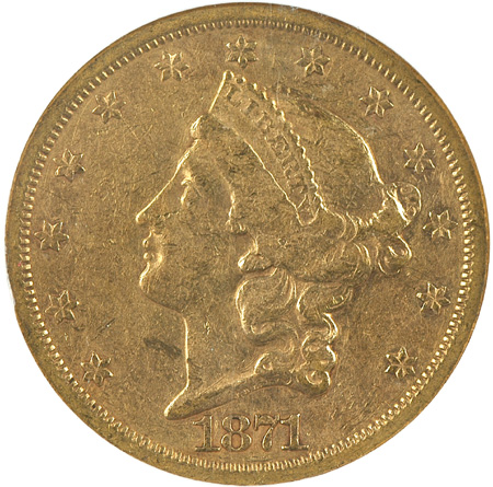 1871-S NGC XF-45.