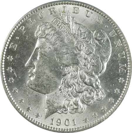 1901 PCGS MS-61.