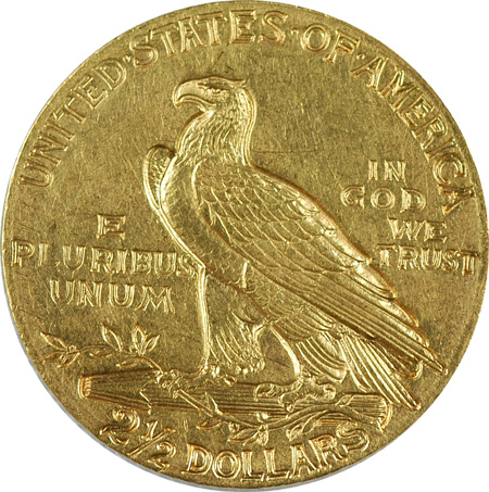 Two Indian Head Quarter Eagles.