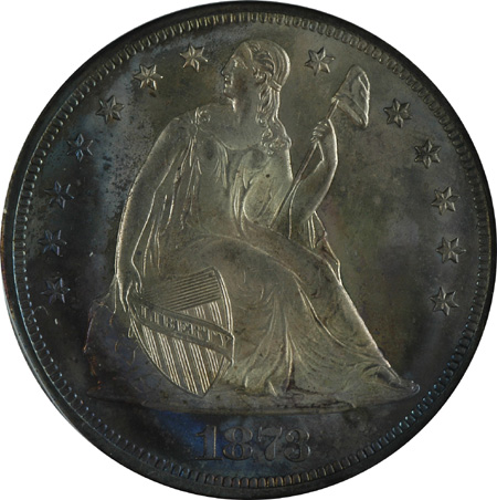 1873 PCGS PF-64.