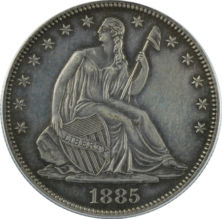 1885 PCGS PF-60.